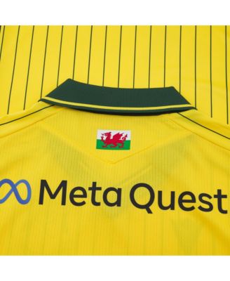 Men's Yellow Wrexham 2025/26 Away Replica Jersey