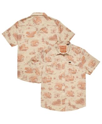 Howler Brothers - Men's Tan Texas Longhorns Full-Snap Shirt