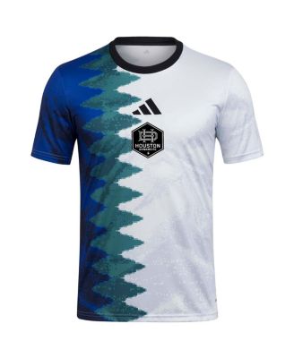 Men's White Houston Dynamo FC 2025 Gaming AEROREADY Pre-Match Jersey