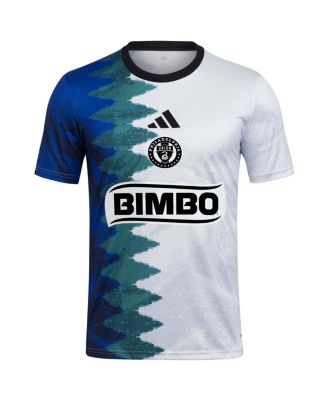 Men's White Philadelphia Union 2025 Gaming AEROREADY Pre-Match Jersey