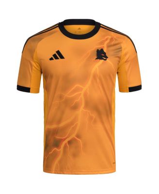 Men's Orange AS Roma 2025/26 Away Replica Jersey