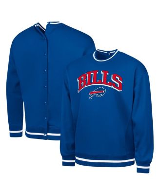 G-III Sports by Carl Banks - Men's Royal Buffalo Bills Adaptive Blocker Fleece Pullover Sweatshirt