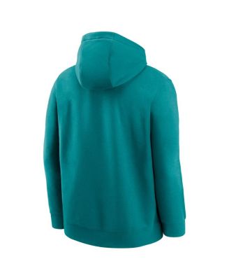 Men's Aqua Miami Dolphins Club Fleece Pullover Hoodie