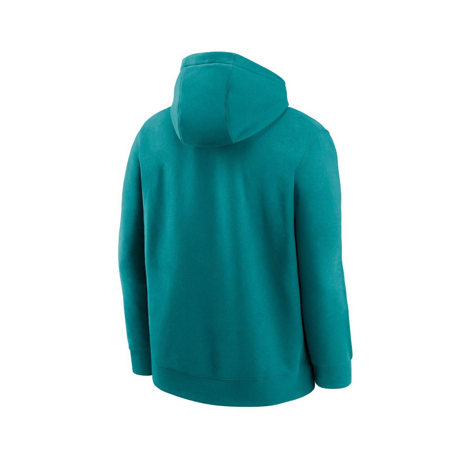 Men's Aqua Miami Dolphins Club Fleece Pullover Hoodie