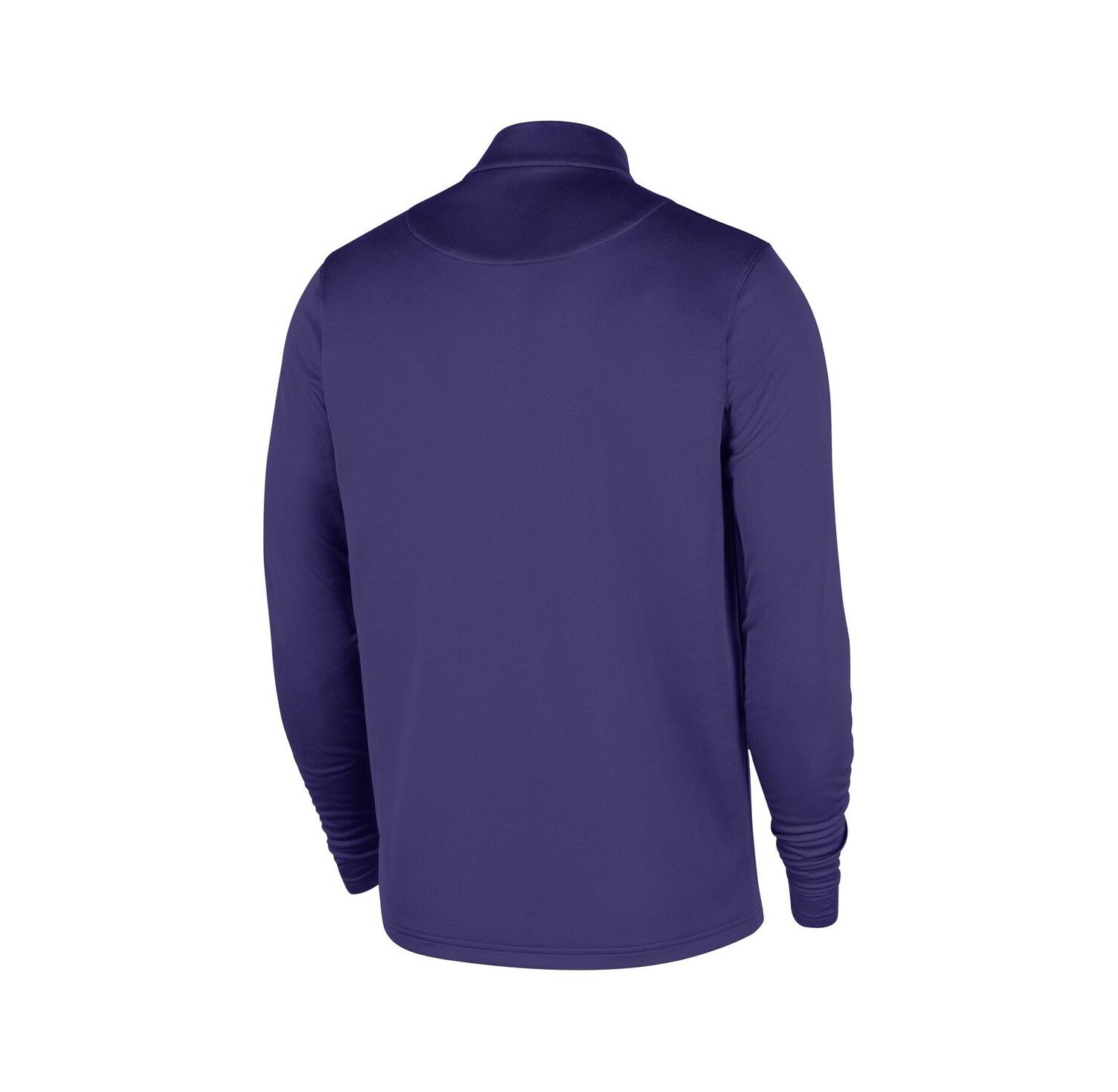 Men's Purple Charlotte Hornets 2025/26 Authentic Coaches Quarter-Zip Dri-Fit Sweatshirt