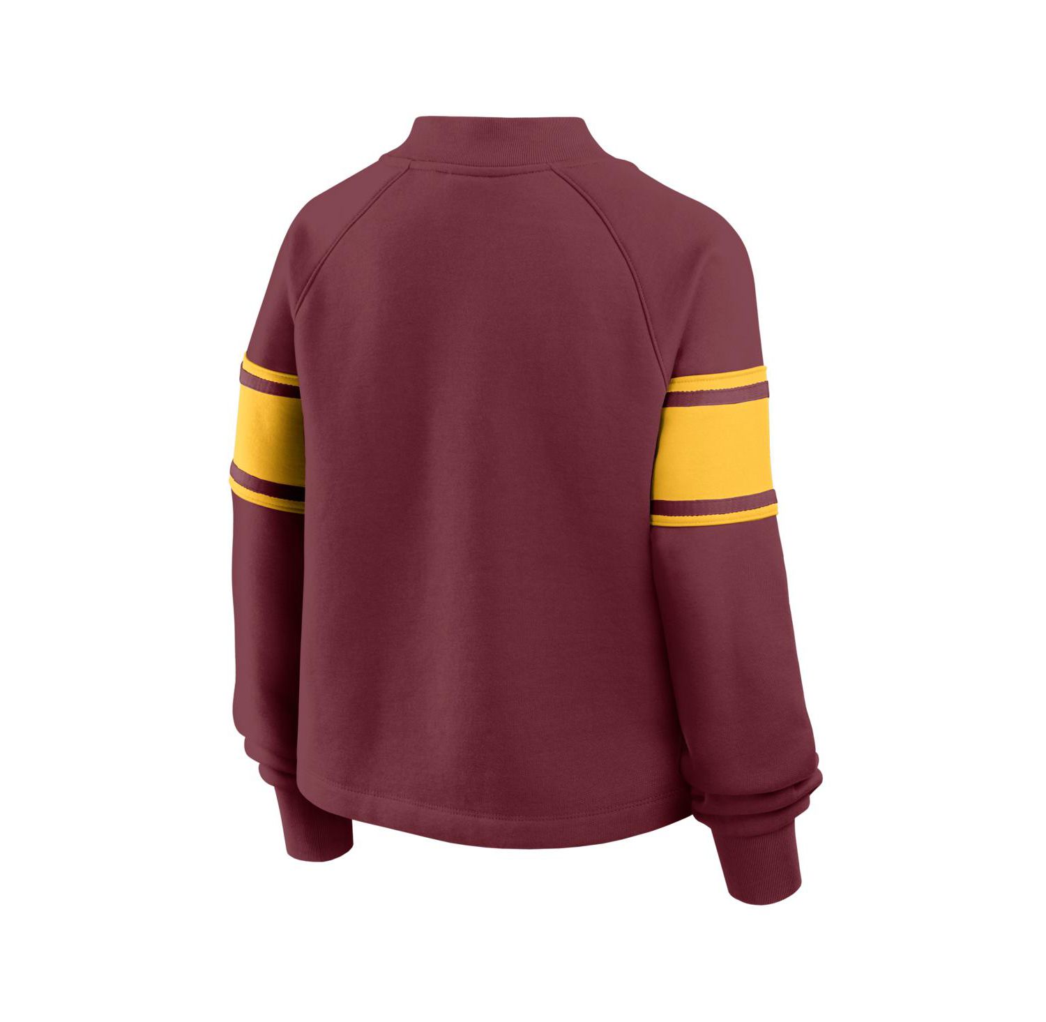 Women's Maroon Minnesota Golden Gophers Oversized Hometown Premium Punt Coverage Raglan Pullover Sweatshirt