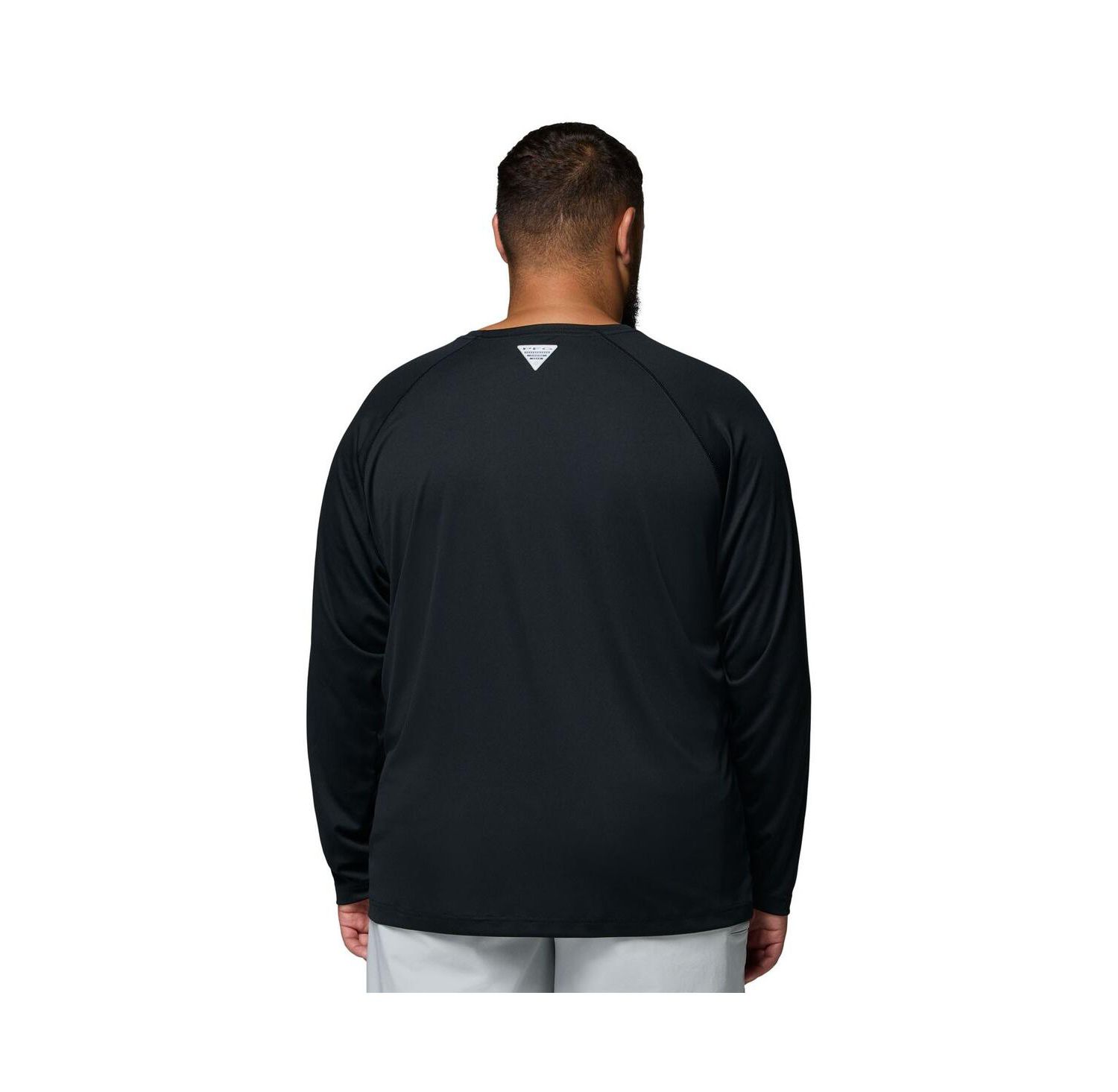 Men's Black Tennessee Volunteers Big & Tall Terminal Tackle Long Sleeve Omni-Shade T-Shirt
