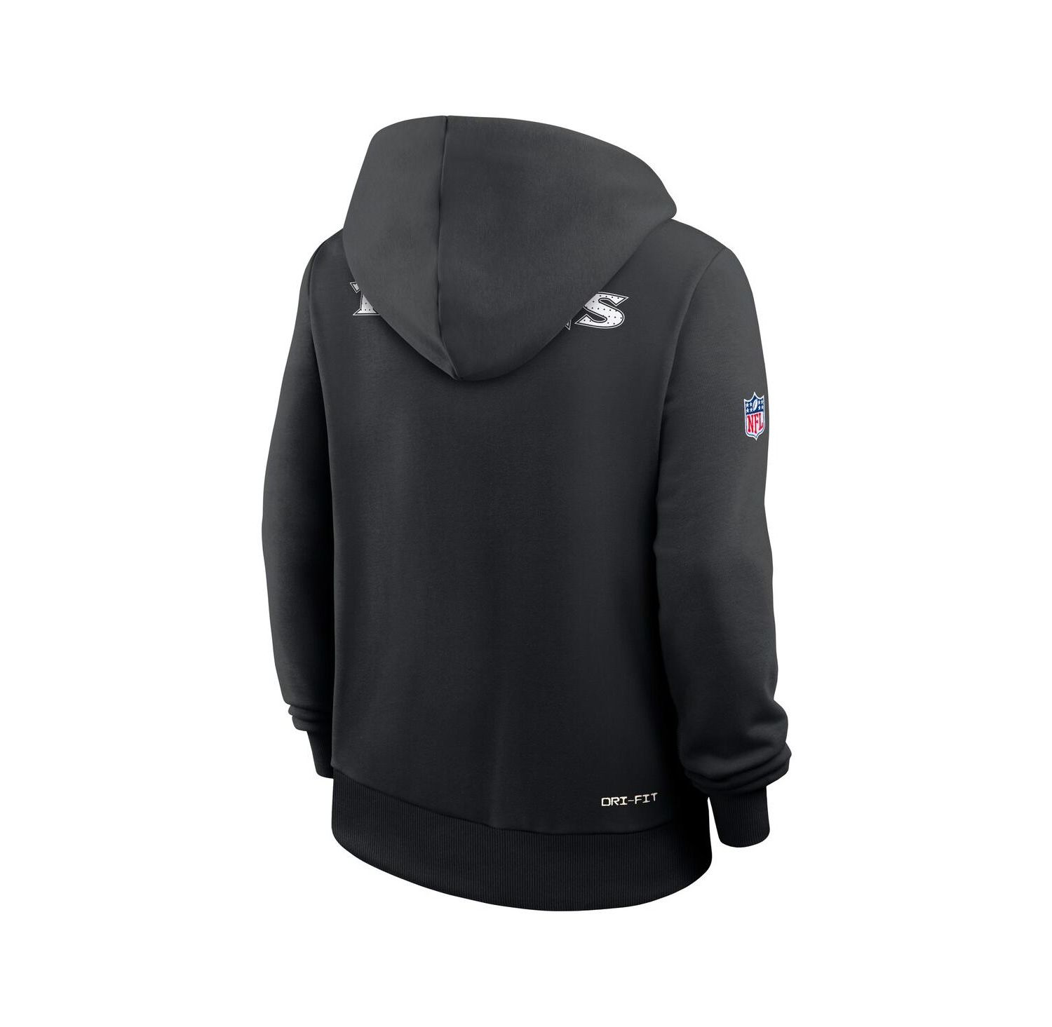 Women's Black Baltimore Ravens Sideline Standard Issue Initial Home Dri-FIT Hoodie