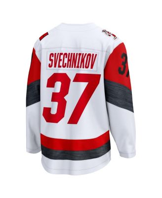 Men's Andrei Svechnikov White Carolina Hurricanes Away Breakaway Jersey