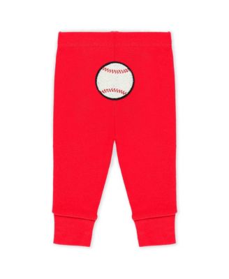 Baby Boys and Girls 3-Piece Heather Gray/White/Red Philadelphia Phillies Turn Me Around Bodysuits and Pants Set