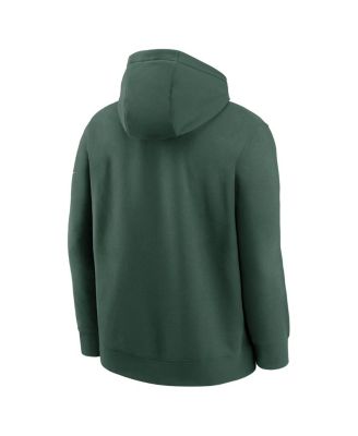 Men's Green Green Bay Packers Full Blitz Club Fleece Pullover Hoodie