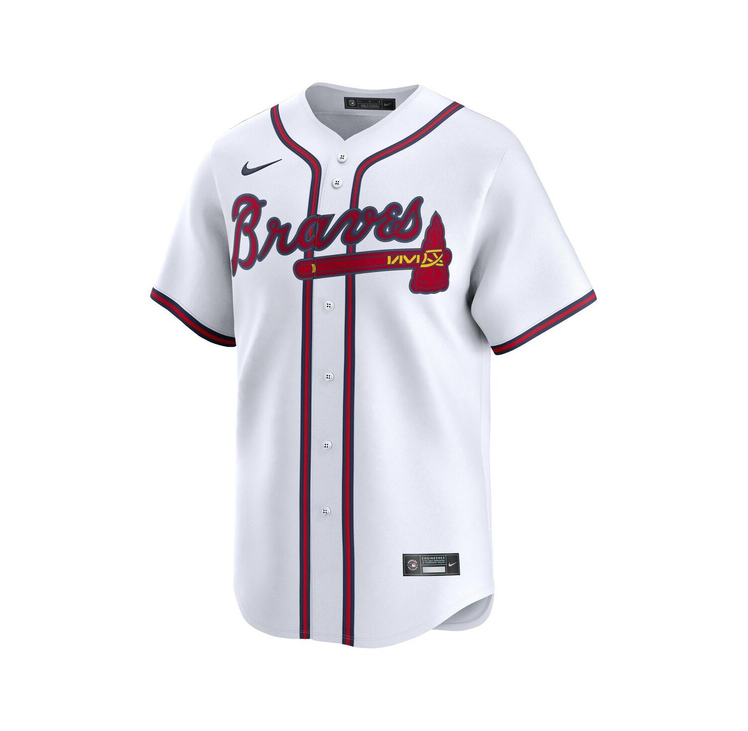 Men's Deion Sanders White Atlanta Braves Limited Player Jersey