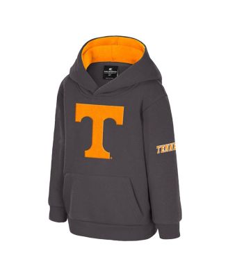 Toddler Charcoal Tennessee Volunteers Big Logo Volume Fleece Pullover Hoodie
