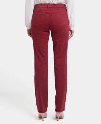 Petite Marilyn Straight Leg High Rise Jeans