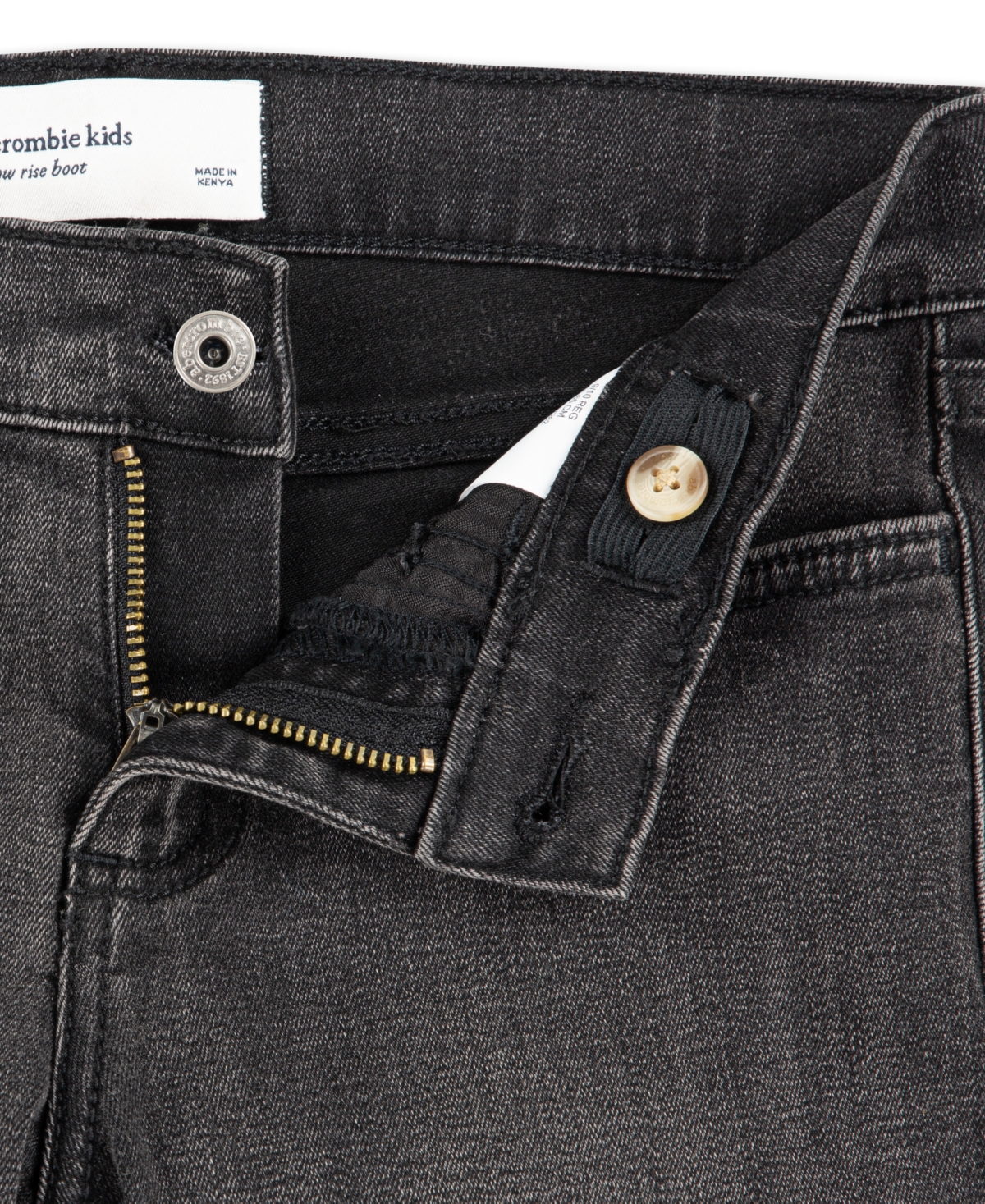 Abercrombie Kids Kids' Bootcut Jeans In Black
