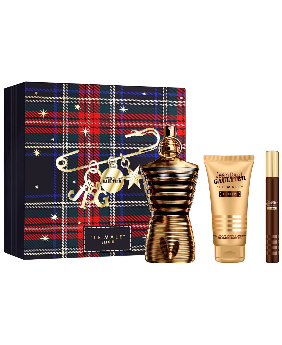 3 шт. Подарочный набор парфюмерии Le Male Elixir