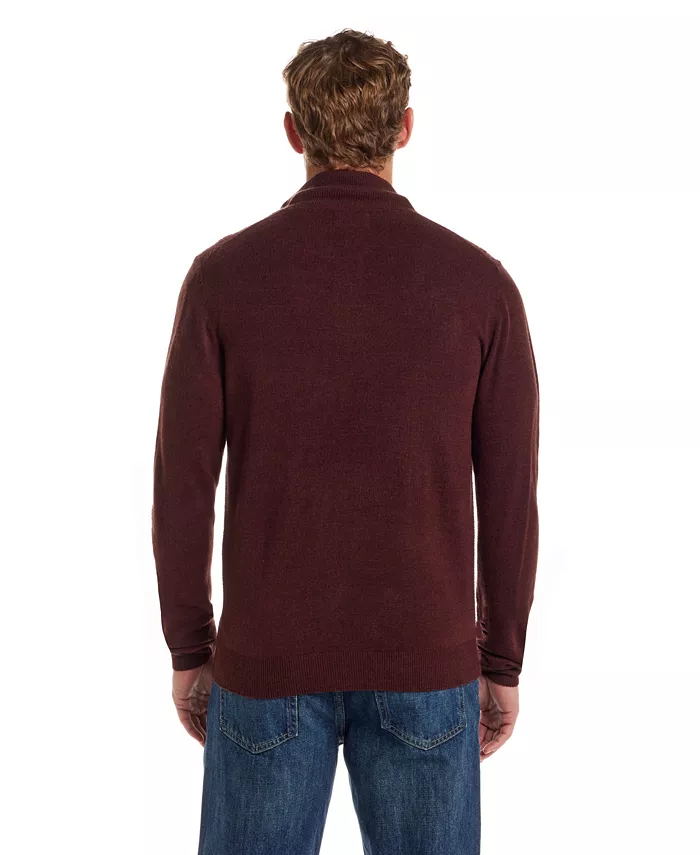Men's Textured Quarter-Zip Sweater - thumbnail 4
