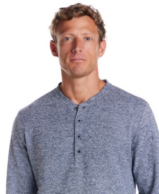 Men's Mixy Knit Henley Neck Shirt