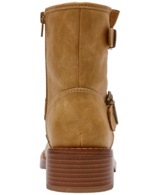 Women's Sablee Block Heel Moto Boots, Macy's Exclusive