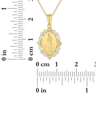 Diamond Pendant Necklace (1/20 ct. t.w.) in 10K Yellow Gold