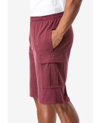 Big & Tall Lightweight Jersey Cargo Shorts