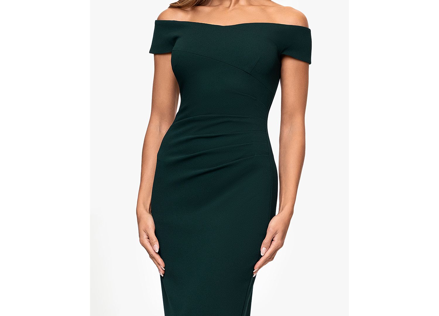 Women's Off The Shoulder Back Slit Dress