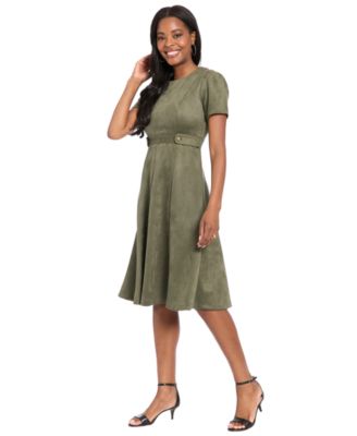 Petite Crewneck Midi Dress