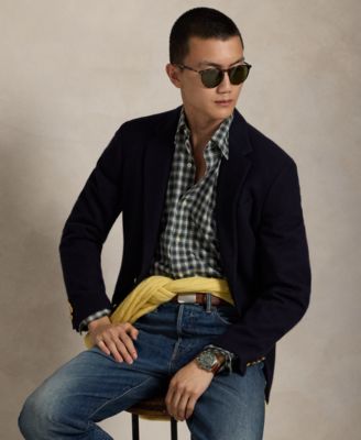 Men's Classic-Fit Plaid Twill Shirt 