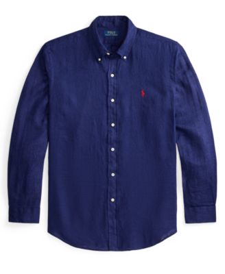 Men's Classic Fit Linen Shirt	