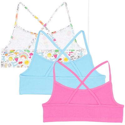 Big Girls Crossback Bralette 3 Pack Bralette