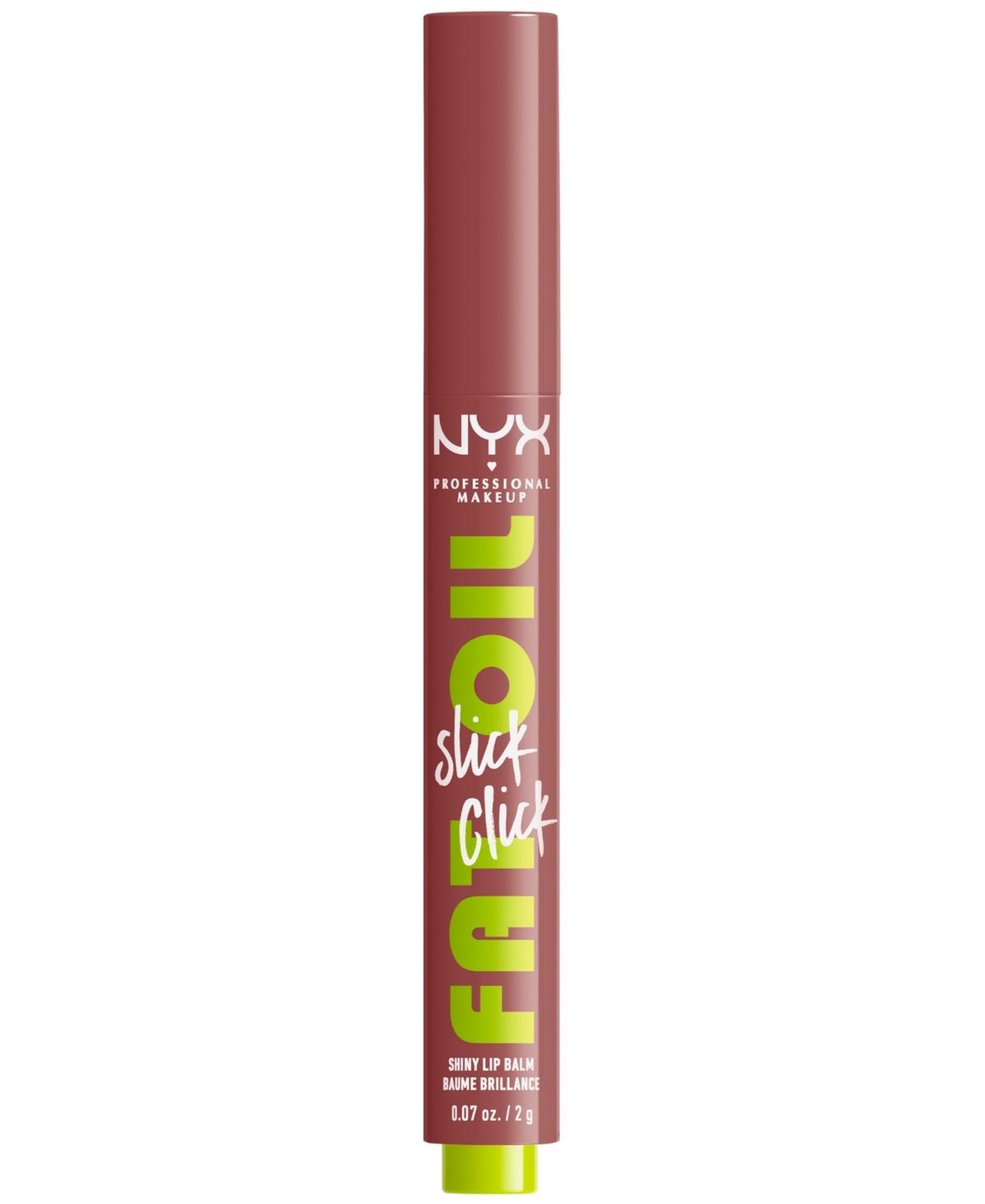 Nyx Professional Makeup Fat Oil Slick Click Lip Balm, 0.07 Oz.