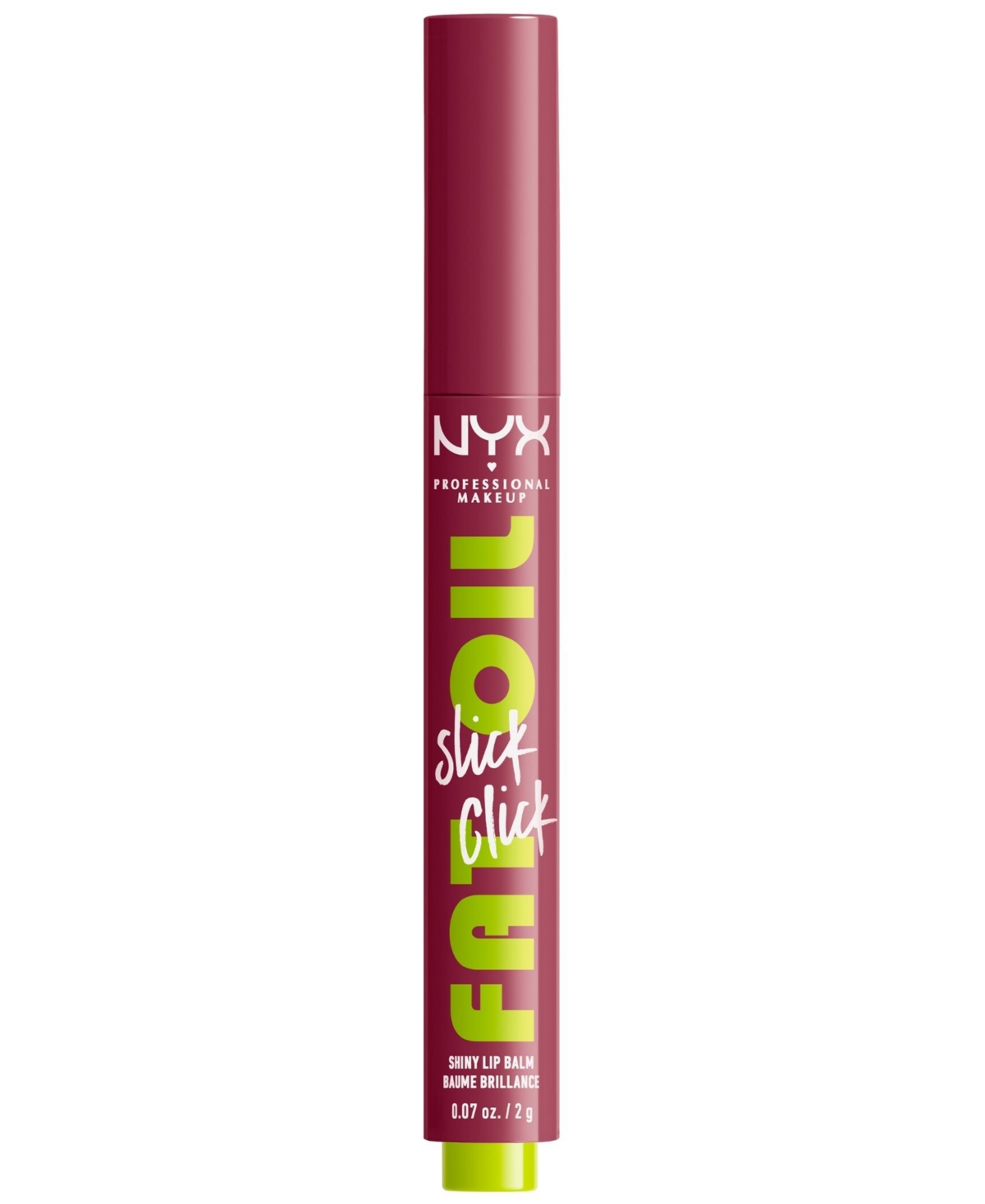 Nyx Professional Makeup Fat Oil Slick Click Lip Balm, 0.07 Oz.