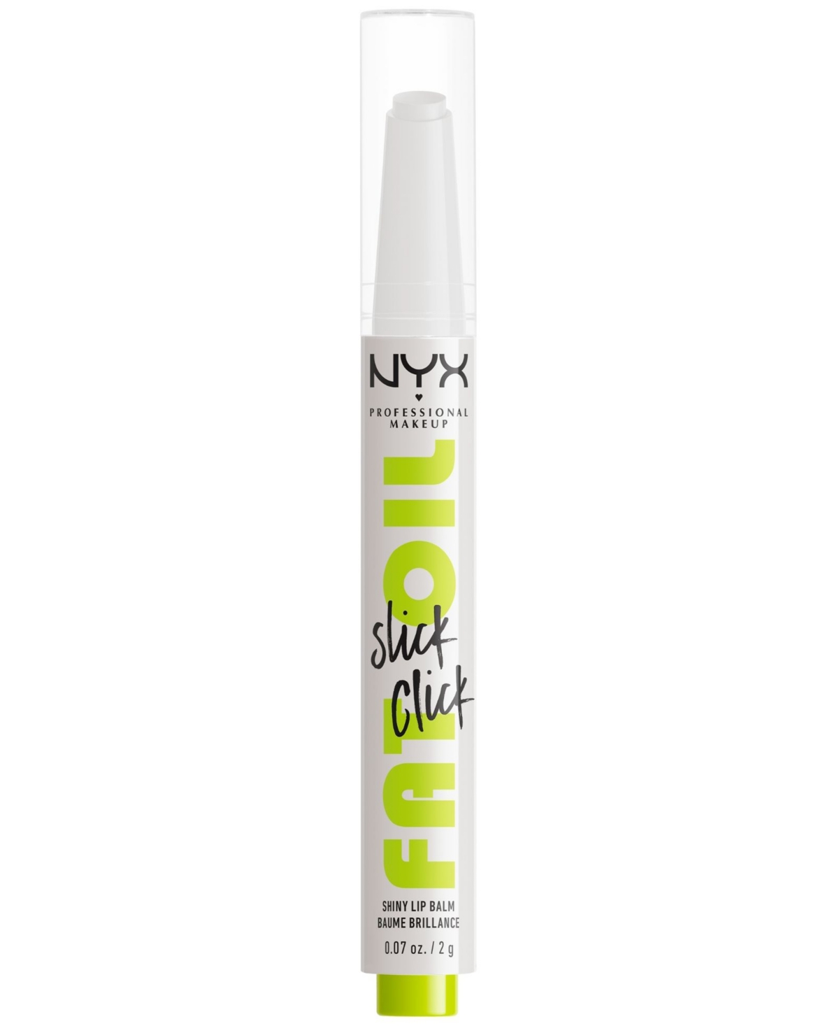 Nyx Professional Makeup Fat Oil Slick Click Lip Balm, 0.07 Oz.