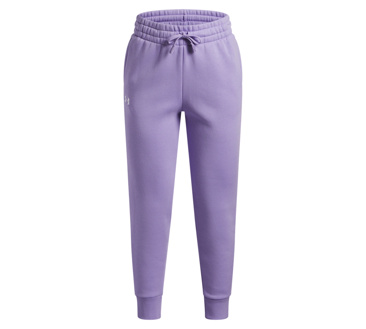 Under Armour Girls 6-20 Rival Fleece Joggers In Purple