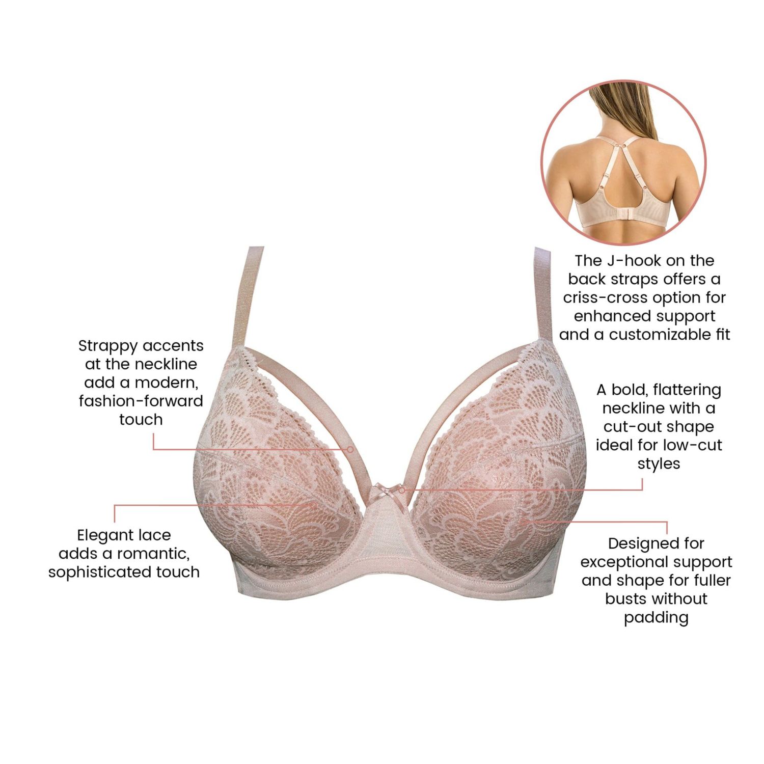 Women's Olivia Lace Unlined Bra