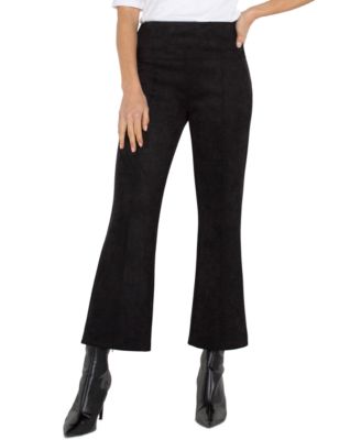 Petite Cropped Flare Pants