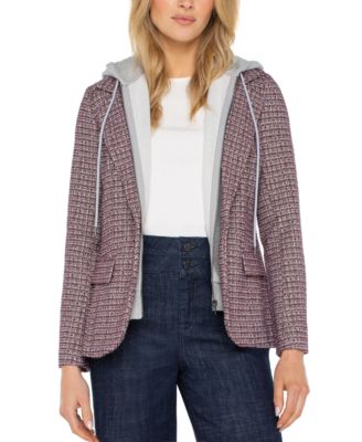 Liverpool Los Angeles - Petite Notch Collar Boyfriend Blazer