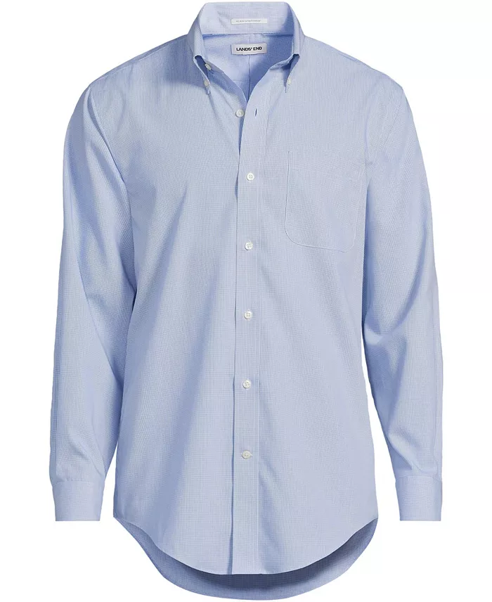 Men's No Iron Supima Cotton Pinpoint Buttondown Collar Dress Shirt - thumbnail 3