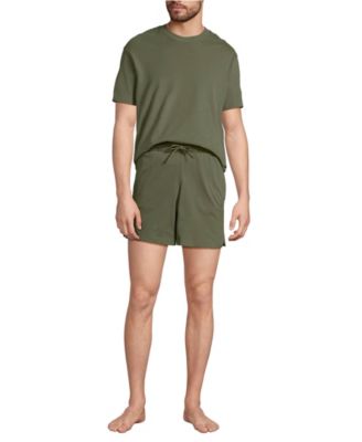 Men's Short Sleeve Knit Jersey Short Sleep Set