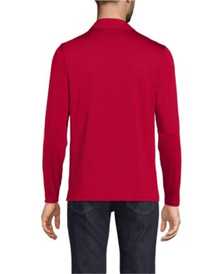 School Uniform Men's Rapid Dry Long Sleeve Modern Fit Polo