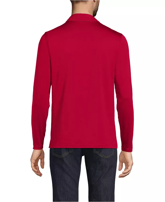 Men's Rapid Dry Long Sleeve Modern Fit Polo - thumbnail 2