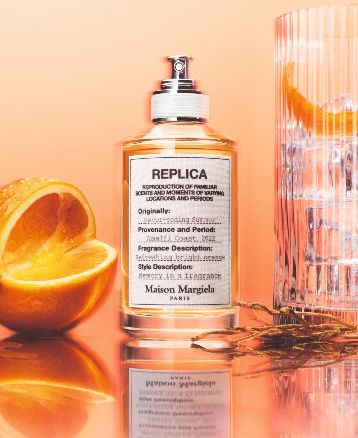 Maison Margiela New Replica Citrus Eau De Toilette Fragrance, 3.4 Oz. In Transparent