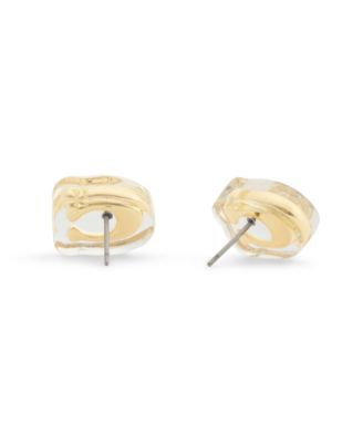 Gold Plated Signature C Stud Earrings