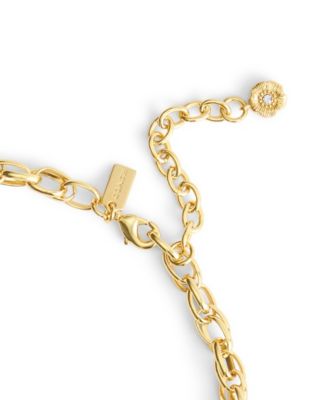 Gold Plated Interlocking Collar Necklace