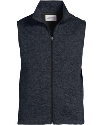 Men's School Uniform Unisex Sweater Fleece Zip Front Vest