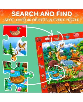 2x3 FT Giant Search and Find Above & Beyond Floor Puzzle for Kids Ages 4-8