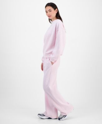 Juniors' Rhinestone-Embellished Sweatshirt & Sweatpants