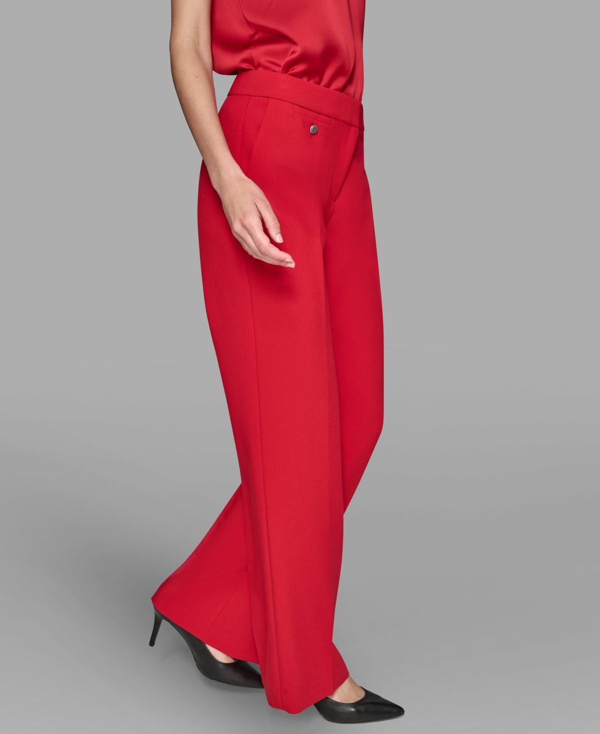 Karl Lagerfeld Paris Women's Straight Leg Pants