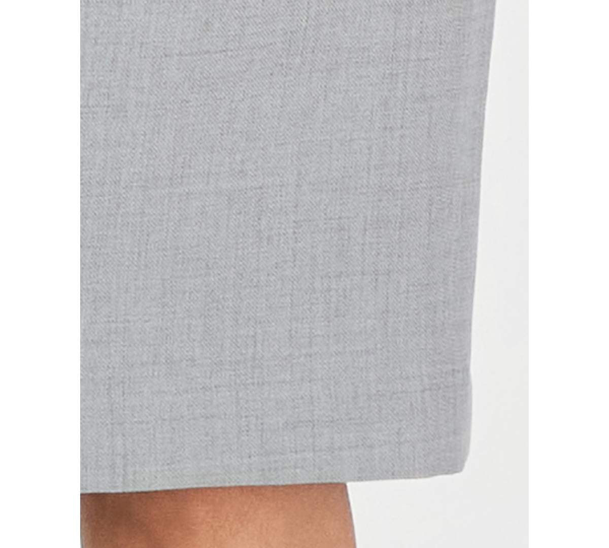 Le Suit Women's Peak-lapel Slim-fit Skirt Suit In Gray