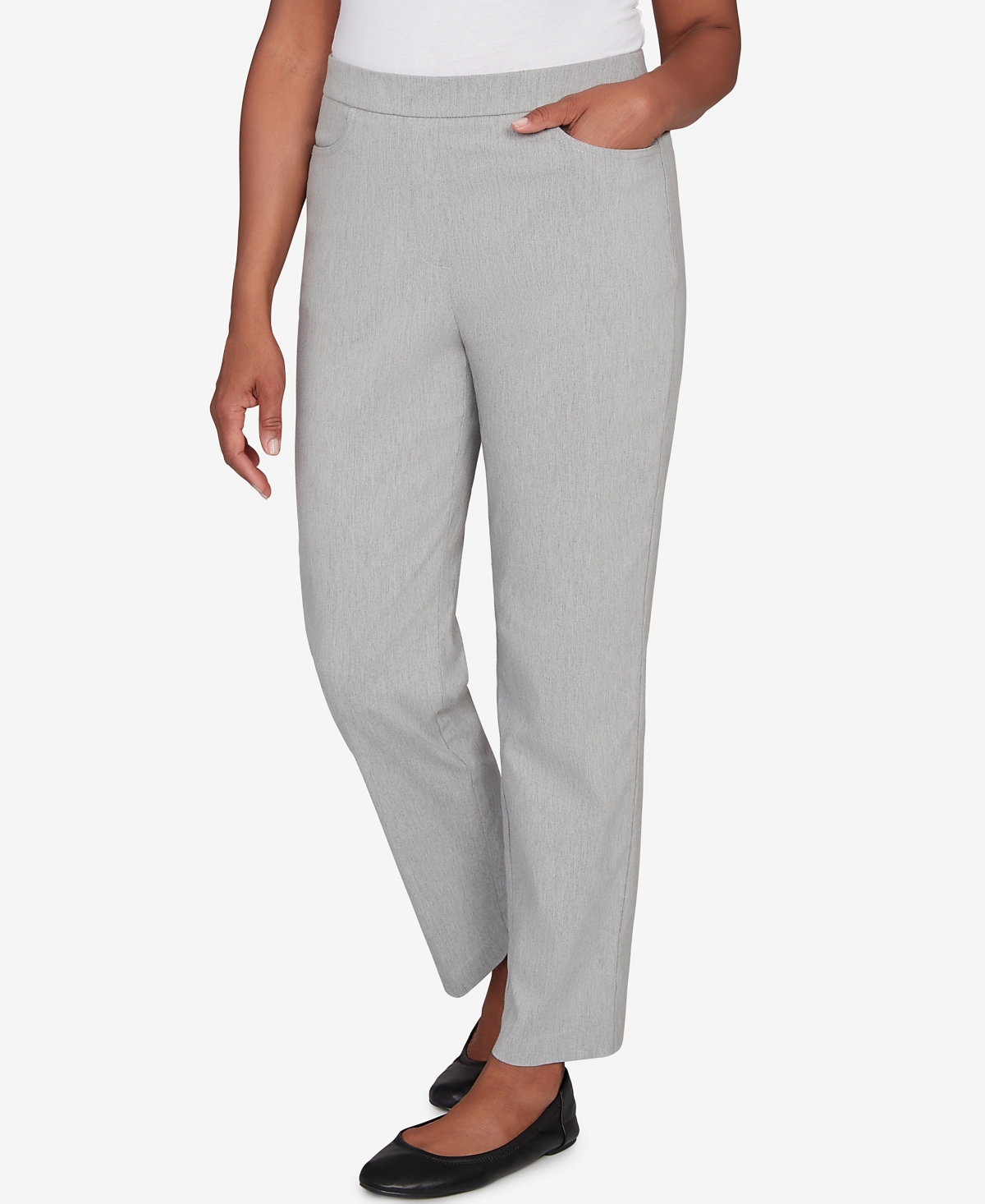 Alfred Dunner Petite Stockbridge Modern Millennium Average Length Pants